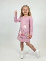 9-95-1 Платье для девочки с длинным рукавом Luneva