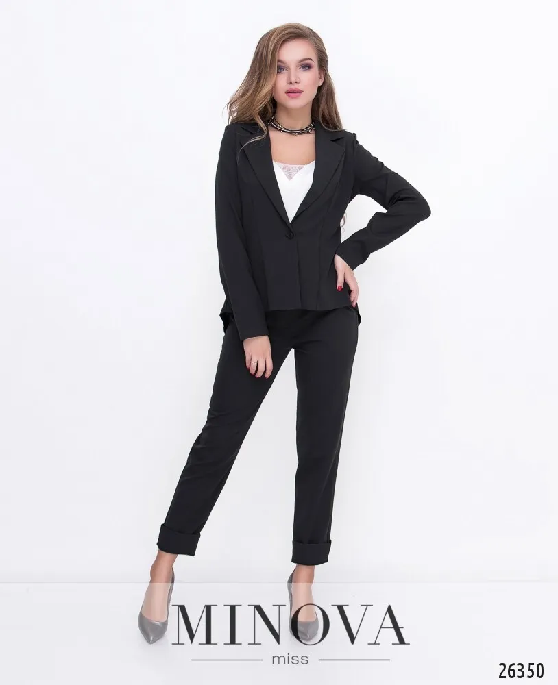 Костюм 1112-черный Minova