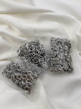 Рубашечные кнопки набор ~100 штук 9,5 мм (открытые)