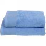 Полотенце махровое 50*90см «Neapol» цвет голубой 10520 плотность 450гр/м2 с петелькой-подвесом