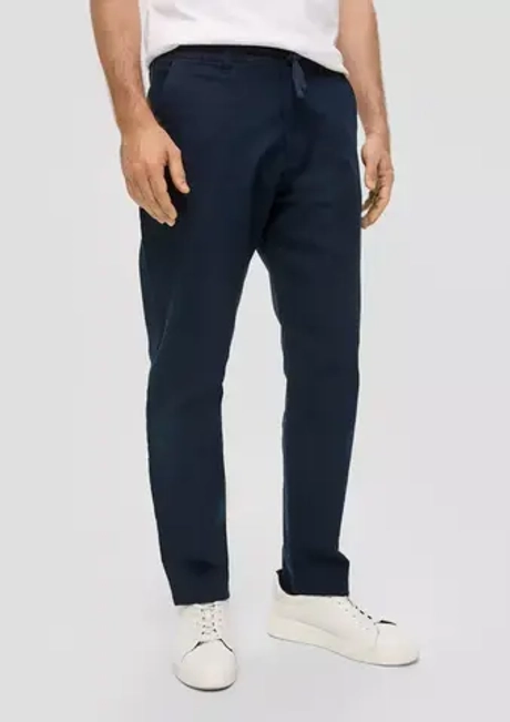 Расслабленные: брюки чинос из льняной смеси s.Oliver