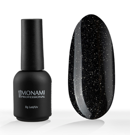 Monami Гель-лак Millennium Black, 8мл