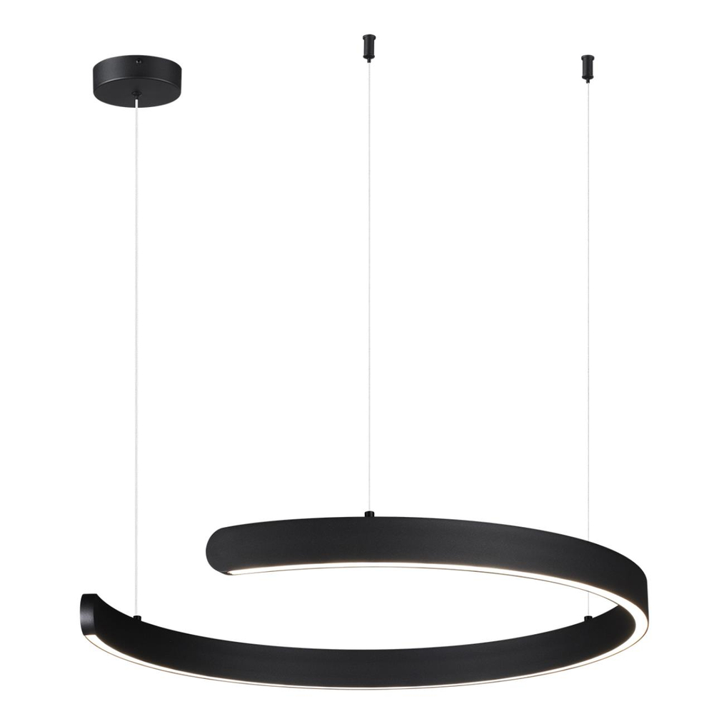 6534/43L LEDIO LN26 265 чёрный Светильник подвесной LED 43W  3000/4000/6000К 220V INDIE