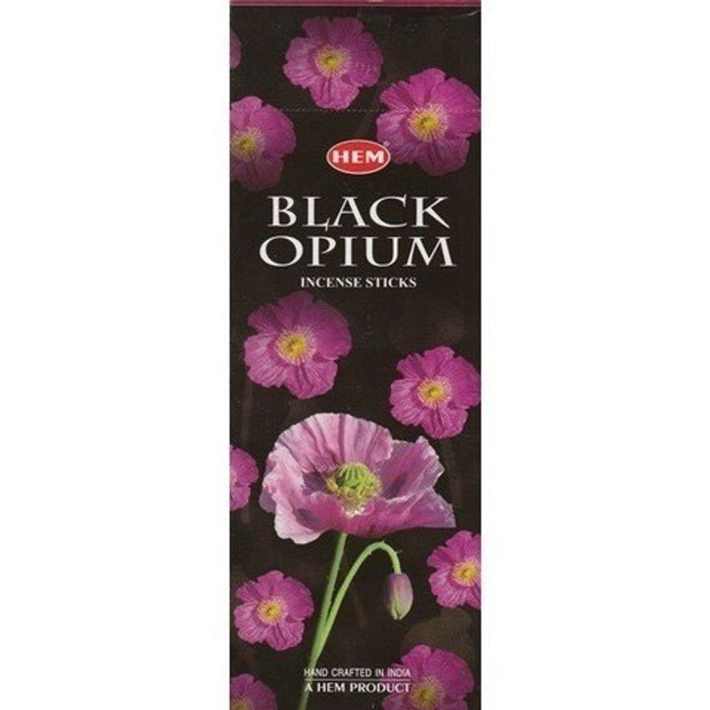 HEM Black Opium шестигранник Благовоние Черный Опиум