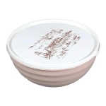 Салатник с крышкой Тоскана 3л, Какао