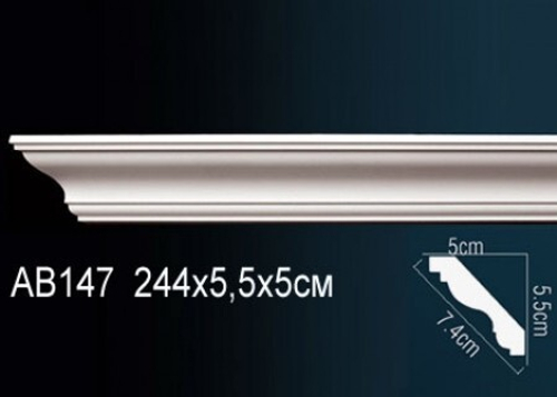 Карниз потолочный гибкий AB147