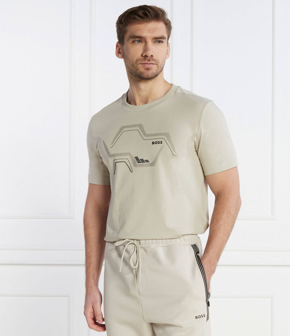 Футболка Tee 3 BOSS GREEN - бежевый(50506358)