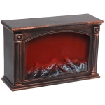 Сувенир с подсветкой «КАМИН - Пламенный шарм» 31*11*21 см (питание от USB и батареек)