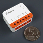 WiFi Реле Sonoff MINIR4 Extreme, 10А/2200Ватт (Работает с Яндекс Алисой)