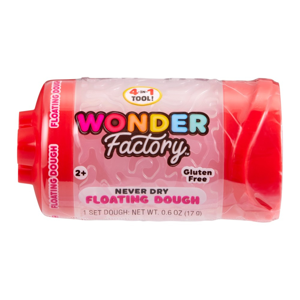MGA Entertainment 544937 544975 — Масса для лепки Wonder Factory Never Dry Floating Dough красная 544975 — фото 1