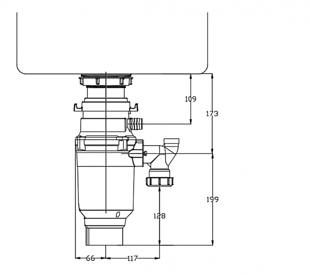 Измельчитель пищевых отходов, EMAR 390 Compact