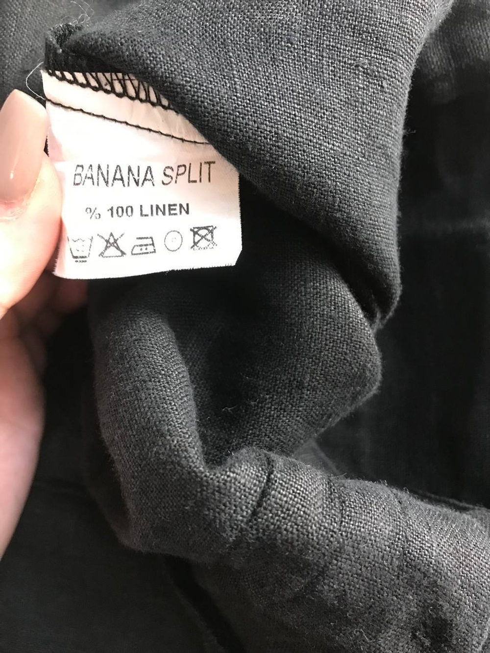 Блузка Banana Split льняная, маркировка 44, визуально на 50 размер