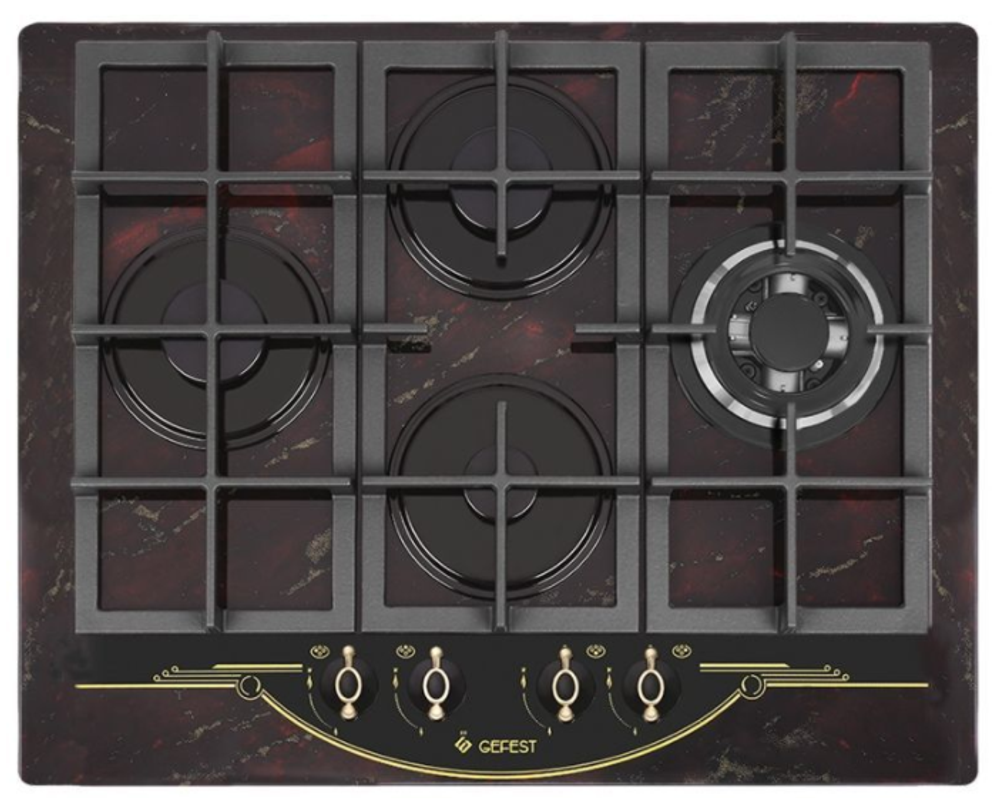 Поверхность варочная  Гефест ПВГ 2231-01 Р55 ("рубиновый")