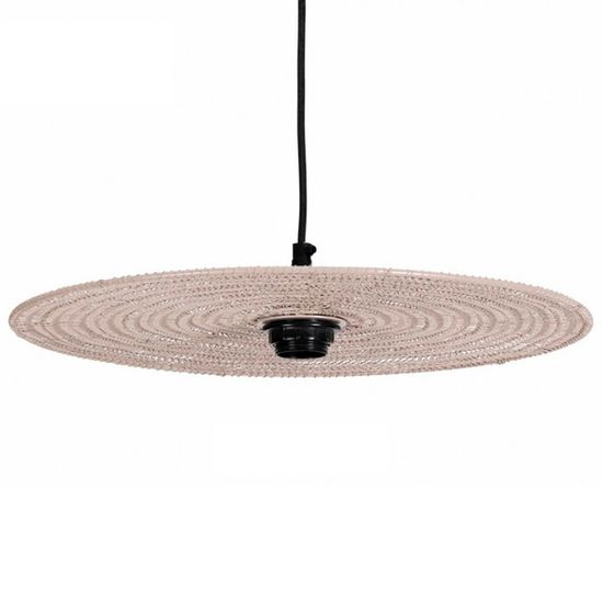 Светильник подвесной vinger, D42х8 см, бежевый