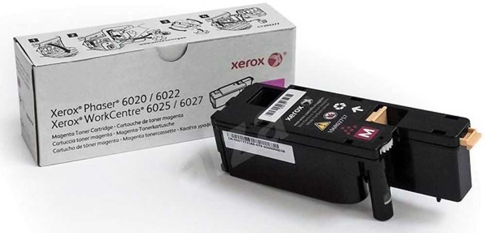 Тонер-картридж XEROX Phaser 6020/22/WC 6025/27 пурпурный (1K) (106R02761)