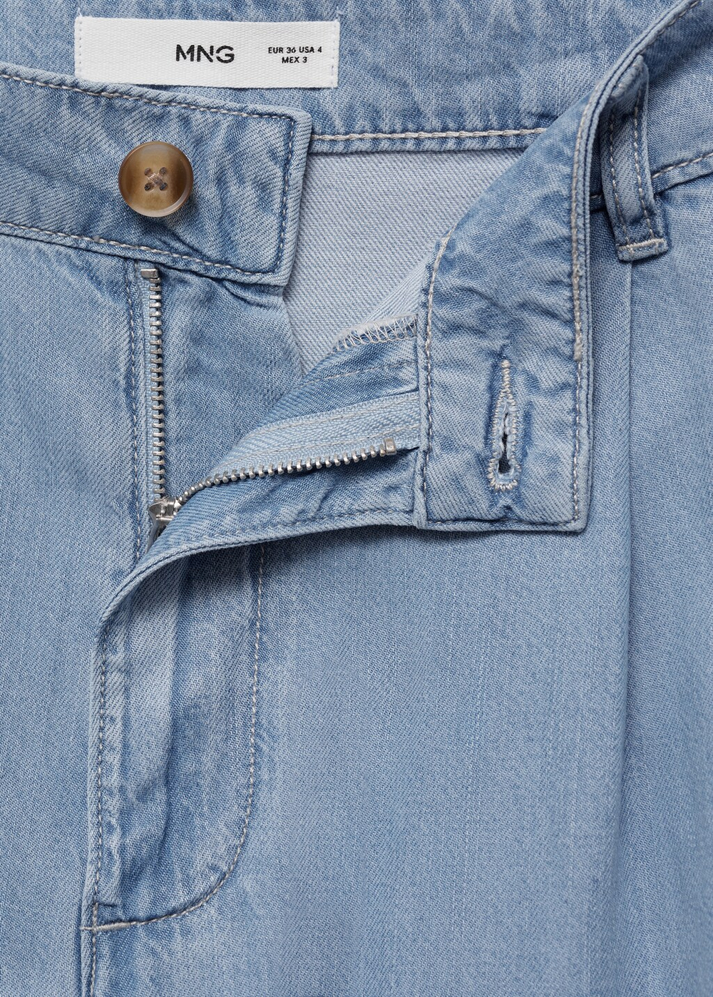 Брюки wideleg из лиоцелла с защипами