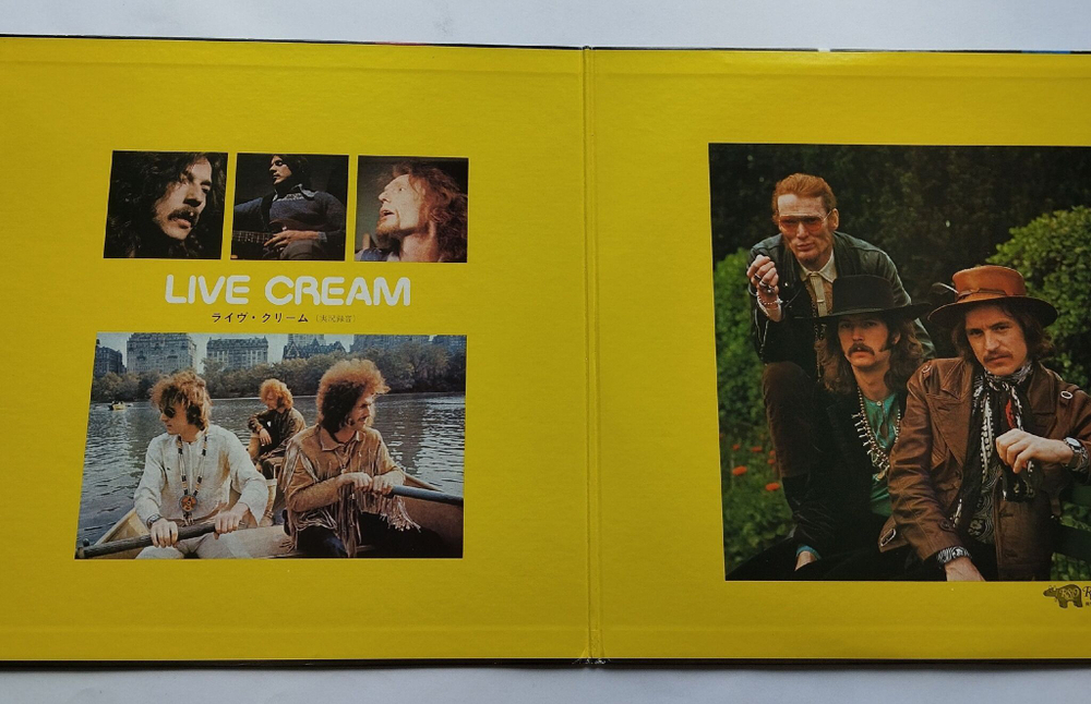 Винтажная виниловая пластинка LP Cream Live (Japan 1975) (No Obi) Lawdy Mama