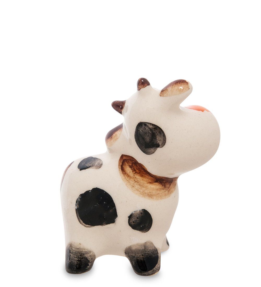 ГЛ- 652 Фигурка «Бычок Гриша» цв. (Гжельский фарфор)