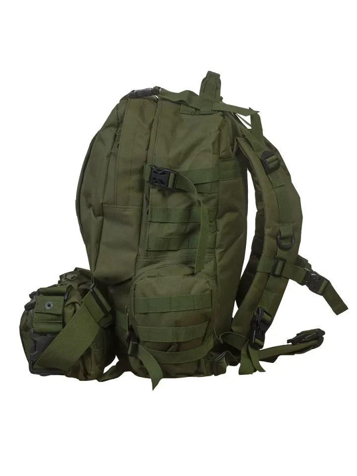 Рюкзак тактический с подсумками 35-50л (олива)