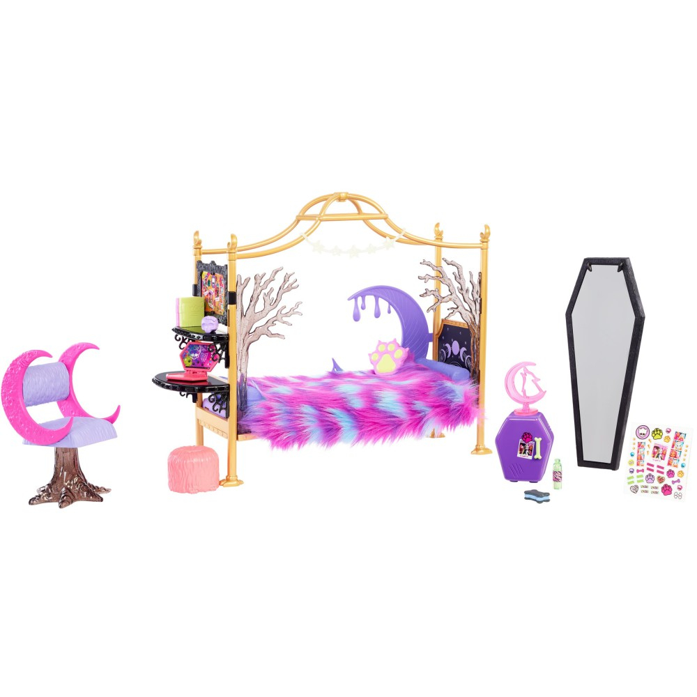 Monster High - Спальня Clawdeen Wolf + аксессуары HHK64