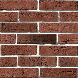 Панель ПВХ ВЕК фотопечать 3D матовая Кирпич бордо 2700х500 мм