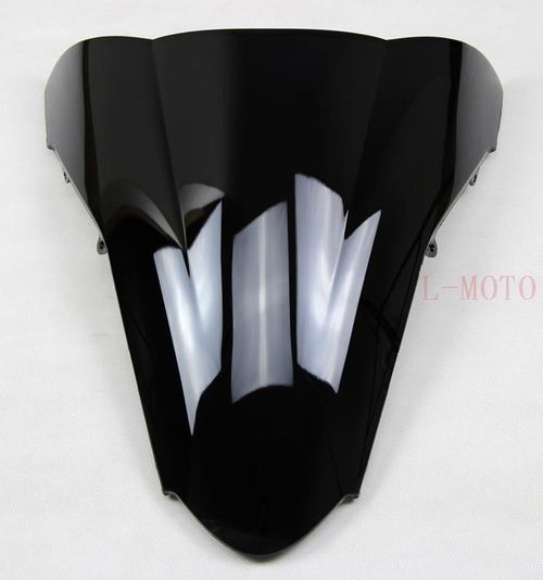 Ветровое стекло для мотоцикла Honda VFR800 02-12 DoubleBubble Черное