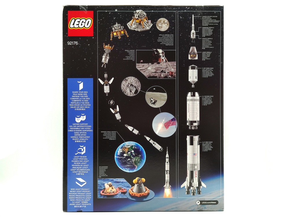 Конструктор LEGO NASA 21309 Apollo Saturn V