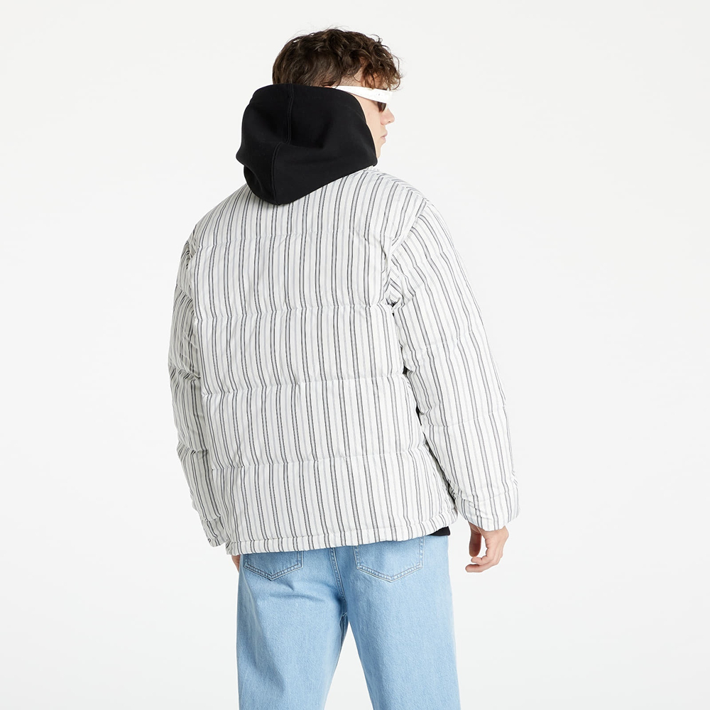 Пуховик Stussy Stripe Down Bone