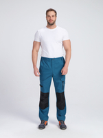 Брюки ProfLineSpecialist (тк.РипСтоп,240), циан/черный