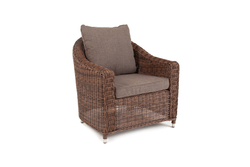 "Кон Панна" кресло из искусственного ротанга, цвет коричневый