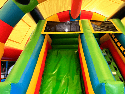 Коммерческий надувной батут «Страна Сафария» 10*6*6 м