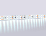 Светодиодная лента двухрядная GS3603 2835 204Led/ 20W m/ 24V IP20 6500K/ 5000*14*1.2mm/ кратность резки 72mm (2 конт.)