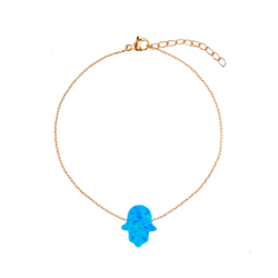 Браслет-хамса, опал