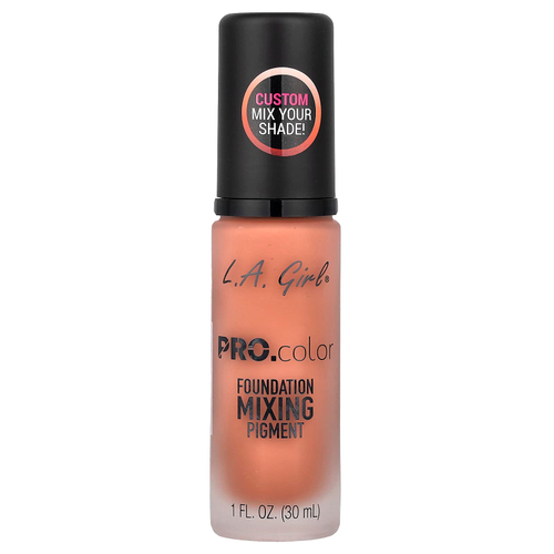 L.A. Girl, PRO.color, пигмент для смешивания тонального крема, GLM713 оранжевый, 30 мл (1 жидк. унция)