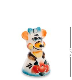 ГЛ- 534 Фигурка «Мышка» цв. (Гжельский фарфор)