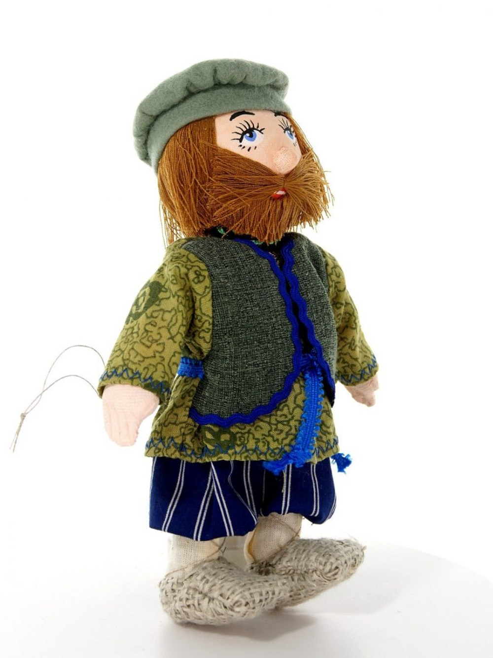 Кукла-подвеска текстильная Потешного промысла в русском крестьянском костюме Федул. Мужик