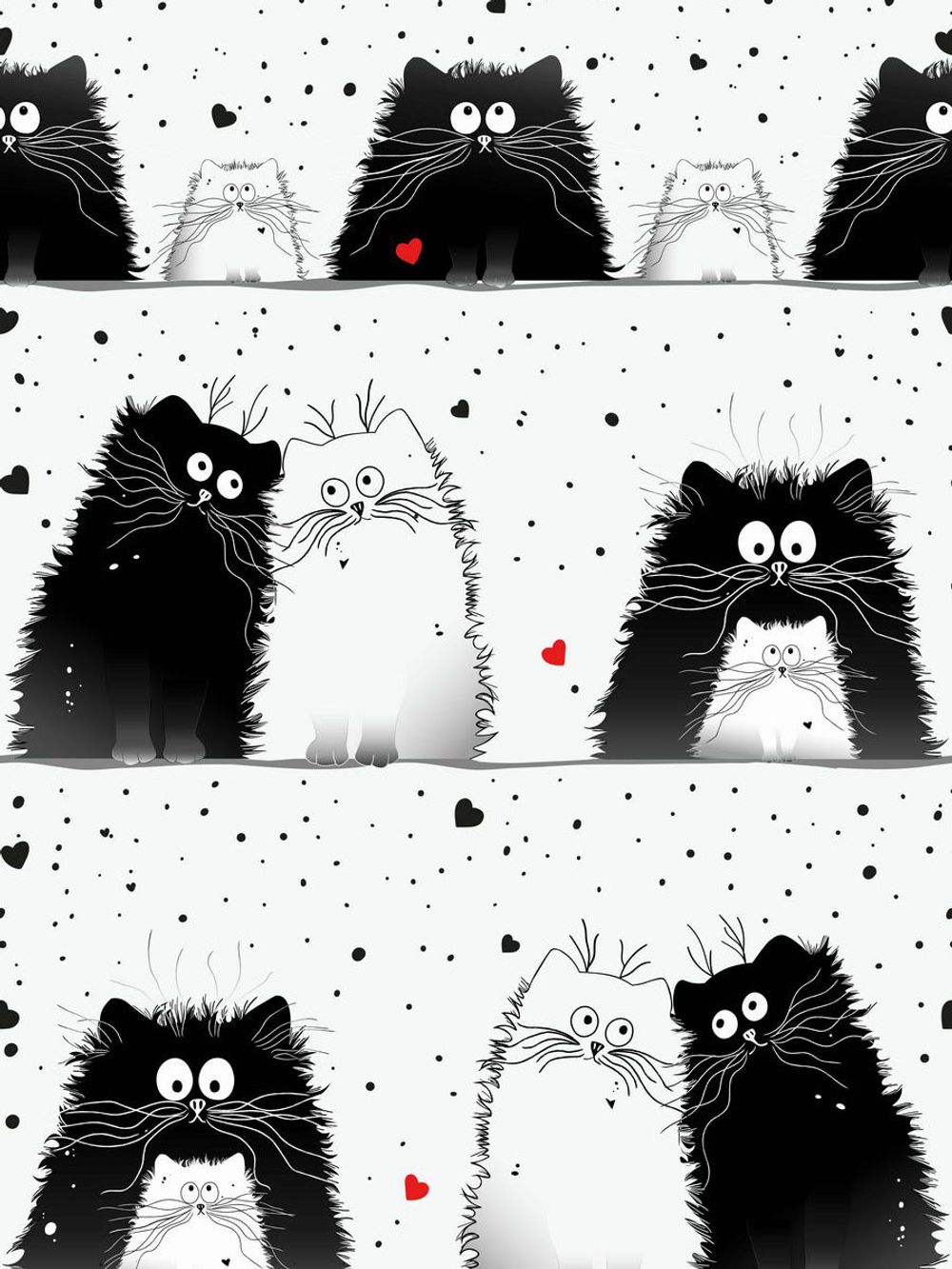 Наволочка комплект 2шт сатин Milky Garden "Tomcat" 70x70 см