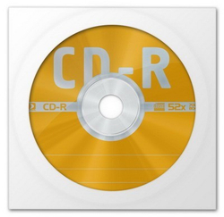 К/Диск ДАТА-стандарт CD-R 52х бум.конверт