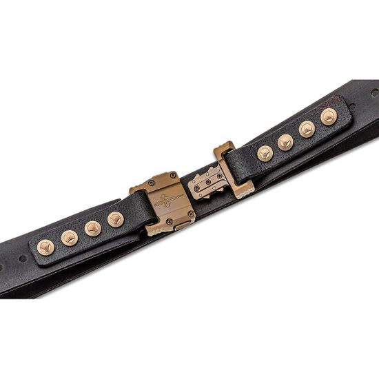 Ремень Marfione Apis Belt Distressed black water buffalo