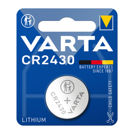 Элемент питания VARTA ELECTRONICS CR2430 BL1 6430 (1/10/100)