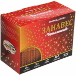 Гирлянда для дома ЗАНАВЕС «Бриллиант» ш3* в3 м 300 ламп LED, 8 реж, с подвесами и пультом д/у, IP-40, Теплый белый