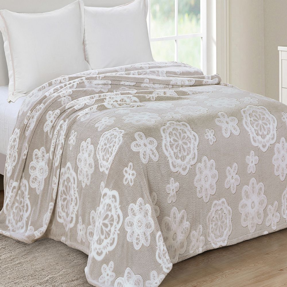 Плед "АВТ. БАМБУК-276", микрофибра, Россия.