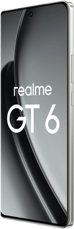 6.78" Смартфон REALME GT 6 12/256Gb,  RMX3851,  NFC,  AMOLED,  120Гц,  5500мAч,  серебристый
