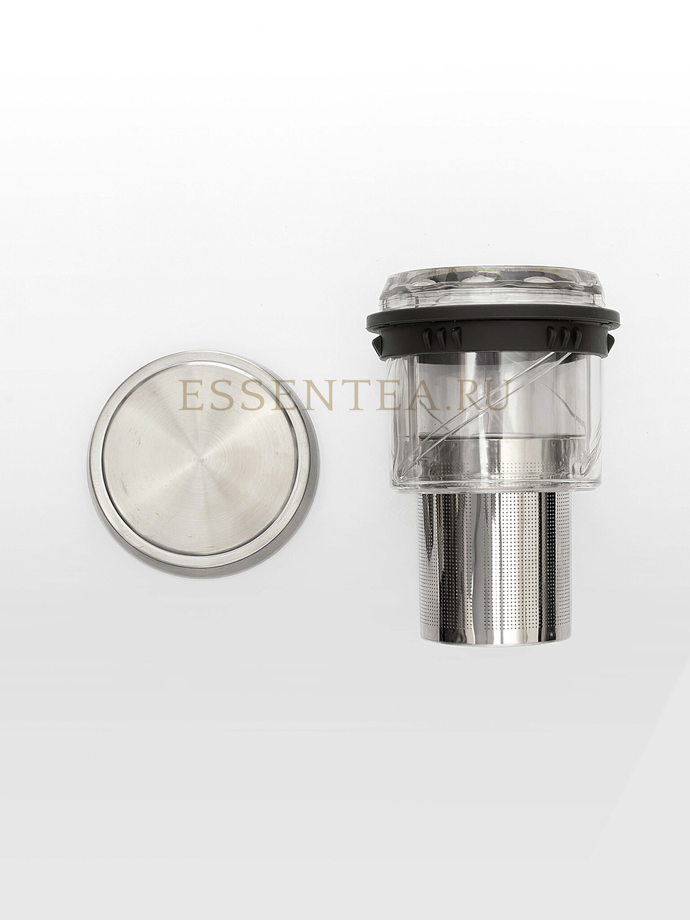 Чайник стеклянный "Тейт" с заварочной колбой