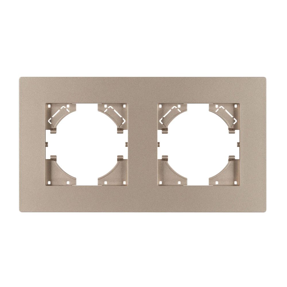 Рамка пластиковая FRM-PERIO-PL-2-GD (Arlight, -) 049753