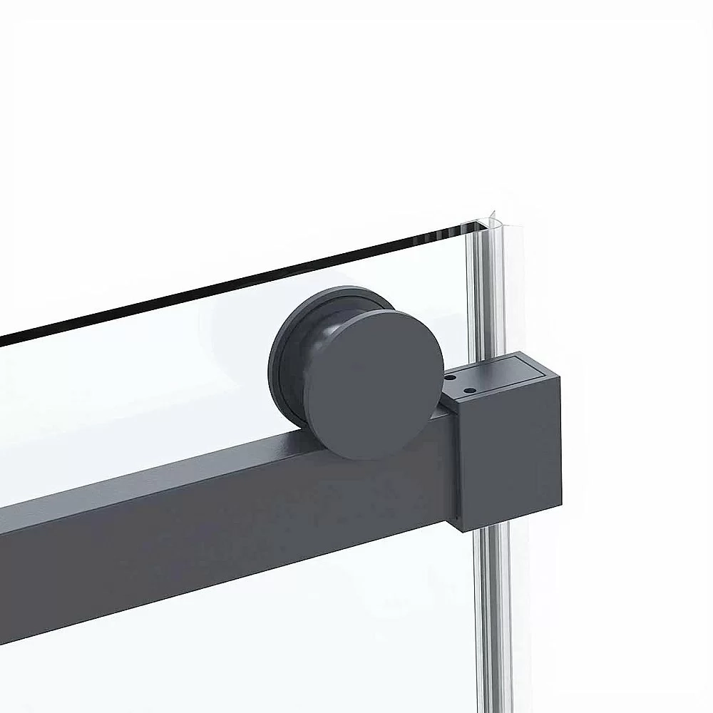 Душевой уголок Vincea Como Soft VSR-1CS1013CLGM 130x100 стекло прозрачное/профиль вороненая сталь