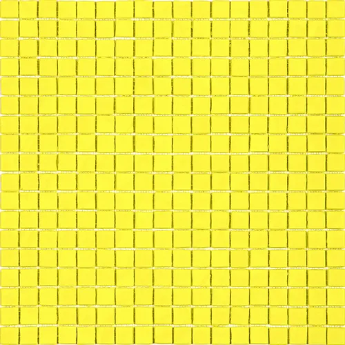 NE97 Мозаика одноцветная чип 15 стекло Alma Mono Color желтый квадрат глянцевый
