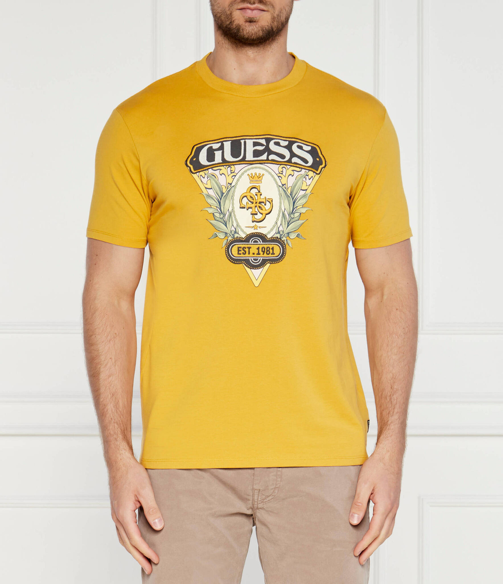 Футболка GUESS - желтый(M4YI76 KA0Q1)