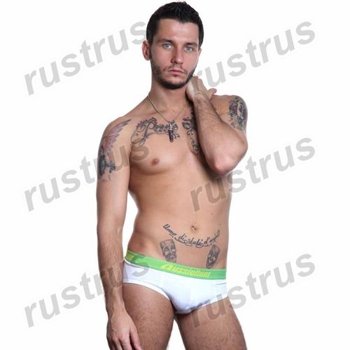 Мужские трусы брифы белые Aussiebum Австралия AB00067