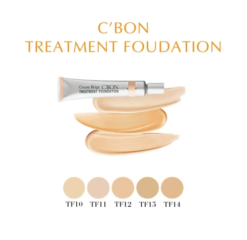 C'BON Тональный крем СБОН, TF12 слоновая кость - Treatment Foundation Ivory Beige, 30 г